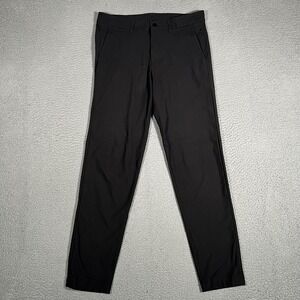 Lululemon‎ Pants Mens 32x30 Black Commission Slim Warpstreme Golf Casual Tech
